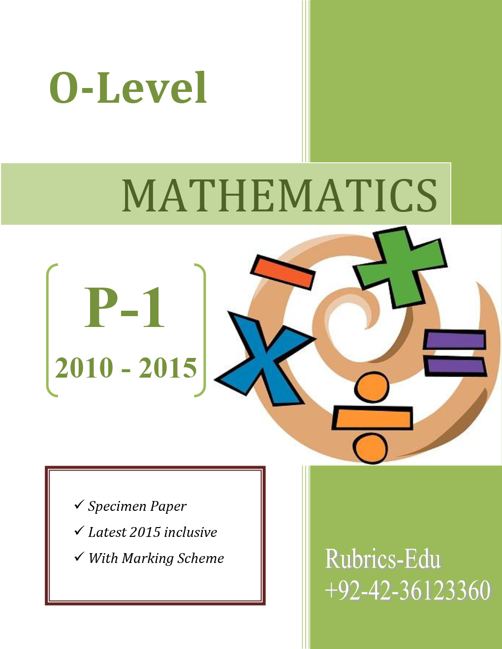 Rubrics Maths P Years Past Papers Gce O Level Sexiezpix Web Porn